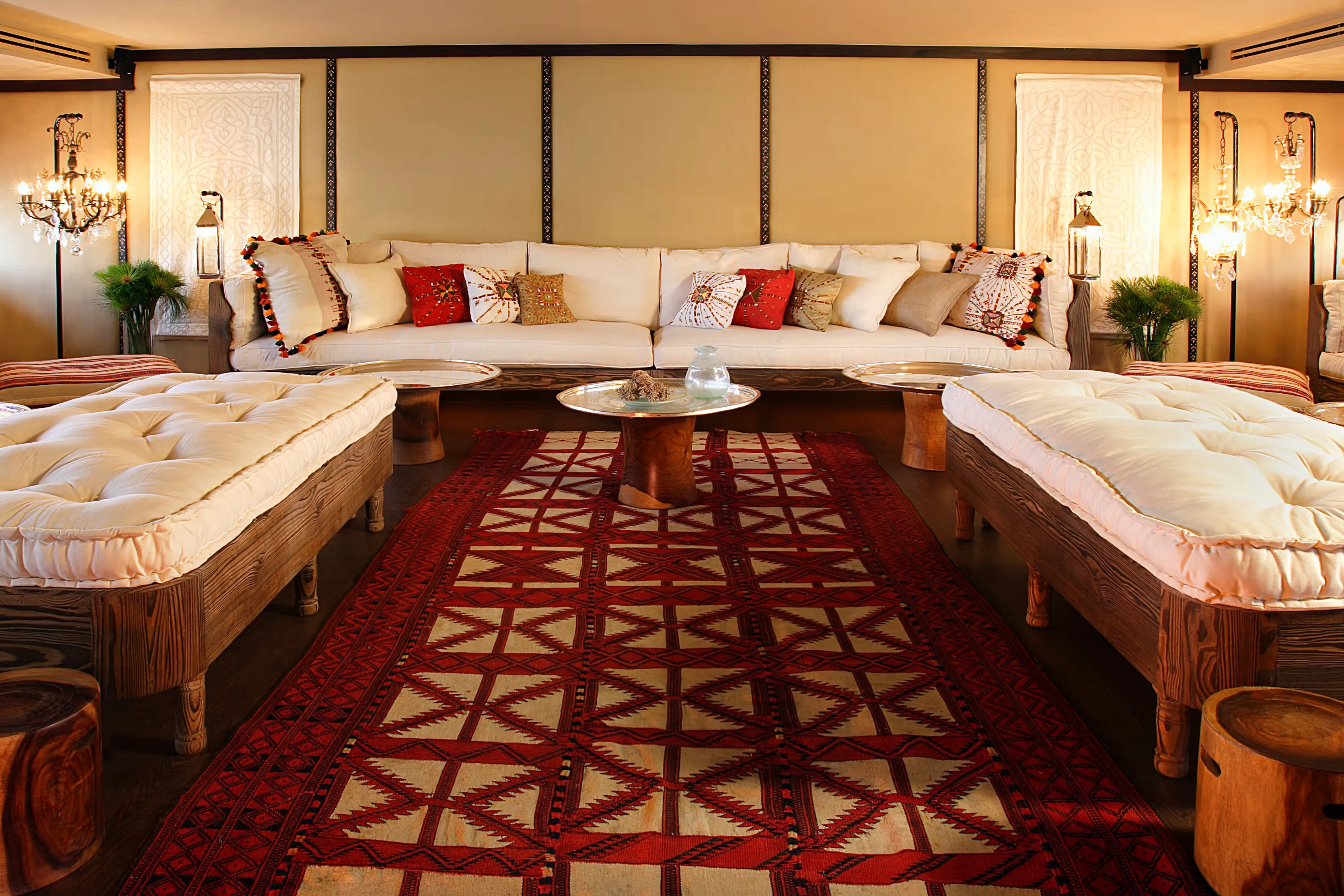 Lounge aboard the Sanctuary Sun Boat III Nile Cruise Nile cruise